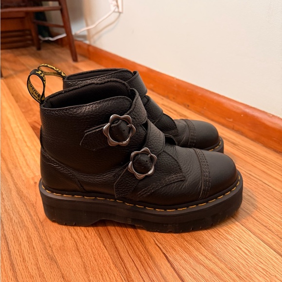 Dr. Martens Devon Flower Ankle Boot - Picture 2 of 7